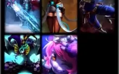Conta Bronze II, com 44 Campeões e algumas Skins