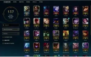 Venda de Conta Platina V 0 de pdl 48 campeões 12 SKINS