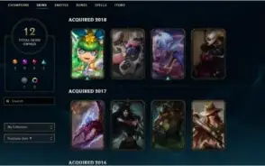 Venda de Conta Platina V 0 de pdl 48 campeões 12 SKINS