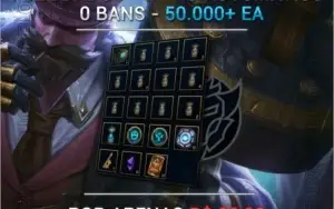 LOL - CONTA SMURF UNRANKED 50.000+ EA FULL DADOS
