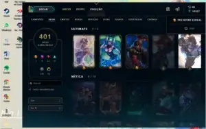 Conta League of Legends, 400 SKINS