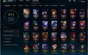 Conta League of Legends, 400 SKINS