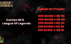 CONTAS NFA - LEAGUE OF LEGENDS