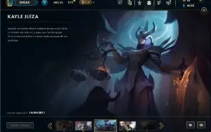 Unranked com duas skins raras: Kayle Juiza e Rammus Rei