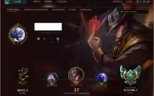 Conta Platina 1 League Of Legends Sem e-mail confirmado