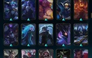 conta LOL, platina IV, 133 SKINS, 3 ultimate