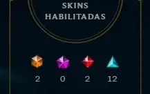 CONTA LOL 99 SKINS TODOS OS CHAMPIONS