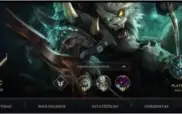 Conta Smurf winrate 75% elo platina 1