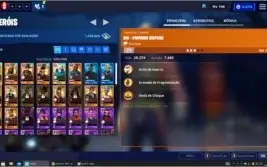 Conta de Fortnite com skins raras e salve o mundo upado