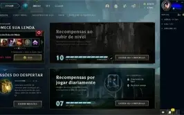 Conta LOL nivel 10 com 43K de RP