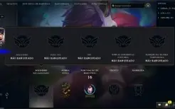 Conta LOL nivel 10 com 43K de RP