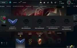 Conta LOL - Diamante IV, 58% de WR(E-MAIL NÃO VERIFICADO)