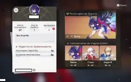 Seele + Clara + Gepard + Arma da Bronya - Honkai Star Rail