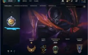 Conta LOL (OURO) com uma conta no wild rift (bônus)