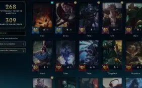 Conta LOL 2000 REAIS GASTOS BARATA! SKIN DO BETA! Main GNAR