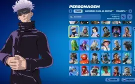 Conta Fortnite | 95 Skins | Satoru Gojo | Entrega automática