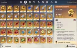 Conta Rank 56 Genshin Impact