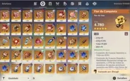Conta Rank 56 Genshin Impact