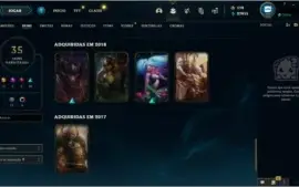 Conta LoL, Muitas Skins Boas, Prata 1