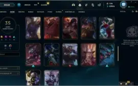 Conta LoL, Muitas Skins Boas, Prata 1