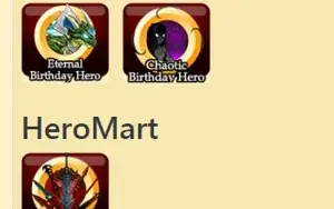 Conta adventure quest worlds AQW (com heromart)