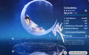 Conta com columbina c1+ assinatura, ineffa+ assinatura