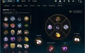 Conta prata 1 com 18 skins e 31 champs