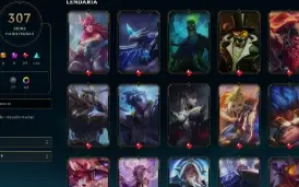 Conta do LoL Level 433 SEM ELO 307 skins