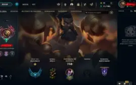 Conta do LoL Level 433 SEM ELO 307 skins