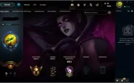 Conta league of legends avaliada em 1100