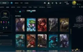 Conta league of legends avaliada em 1100