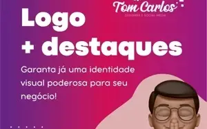 Criação de Logo + Destaques pra Instagram Super Promoção!!
