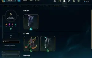Conta de LOL - FULL ACESSO - Ouro 4 - C/ 89 Skins, 80 Champs