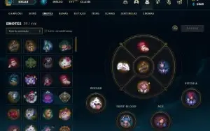 Conta de LOL - FULL ACESSO - Ouro 4 - C/ 89 Skins, 80 Champs
