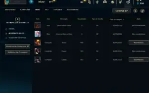 Conta Unranked com 27 Champs e 3 Skins + 4 Espólios