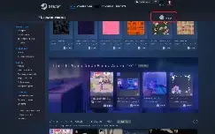 Conta Steam com insígnia de 9 anos de serviço e muito mais.