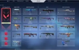 VENDO CONTA VALORANT COM 3 SKINS COMPRADAS E 4 PASSES