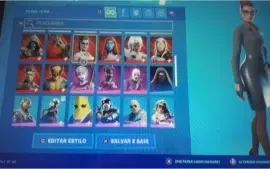 VENDO CONTA DE FORTNITE RARA (MINTY, WONDER, SKIN DO CASTRIN