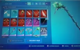 VENDO CONTA DE FORTNITE RARA (MINTY, WONDER, SKIN DO CASTRIN