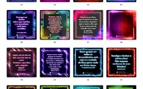 Pack Canva Gospel Cultos - 99 Artes Editáveis
