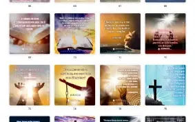 Pack Canva Gospel Cultos - 99 Artes Editáveis