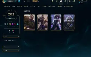 Bronze 1 com TODOS os Champs e 203 Skins +3 Prestigios
