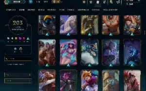 Bronze 1 com TODOS os Champs e 203 Skins +3 Prestigios