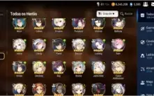 Conta epic seven servidor global