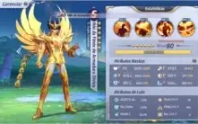 Conta Saint Seiya Awakening A29 nvl 48