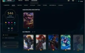 CONTA LVL 161/ TODOS OS CHAMPS / VÁRIAS SKINS