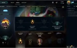 Conta LoL S8 Platina V, S9 = Ouro IV - Skins Raríssimas!
