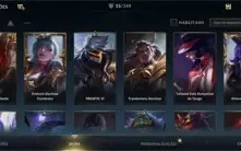 Conta wild rift platina lll + 25 skins