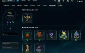 Conta League Of Legends + 150 skins MMR Diamond 1