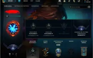 Conta League Of Legends + 150 skins MMR Diamond 1